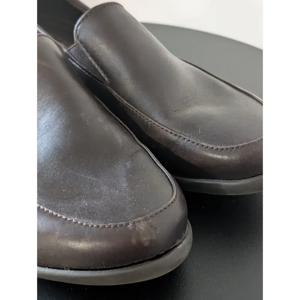 Womens/Ladies Brown Rockport Leather Upper Shoes 7W Used
